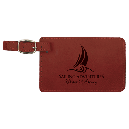 Personalized Leatherette Luggage Tag