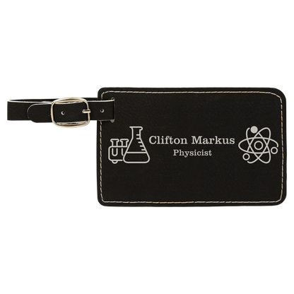 Personalized Leatherette Luggage Tag