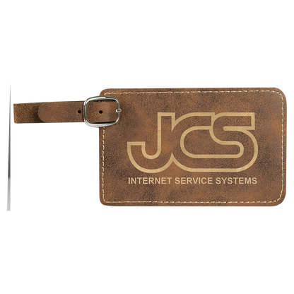 Personalized Leatherette Luggage Tag
