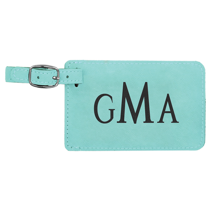 Personalized Leatherette Luggage Tag