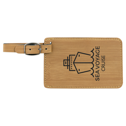 Personalized Leatherette Luggage Tag