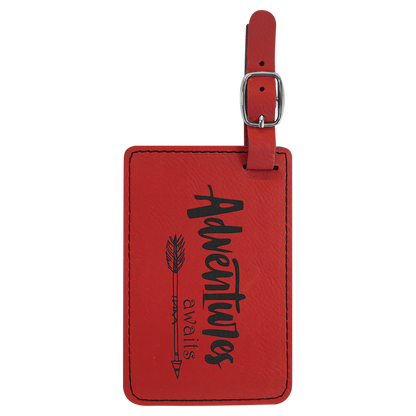 Personalized Leatherette Luggage Tag