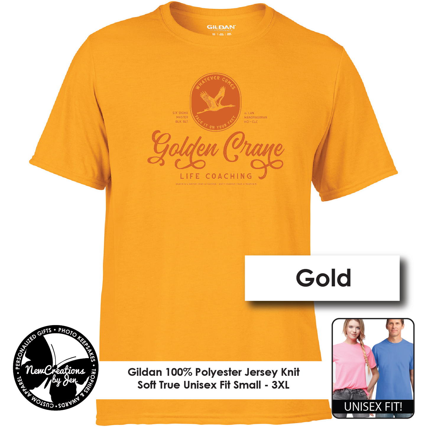 Golden Crane Life Coaching  - Wheel of Time inspired Souvenir Lightweight Tees