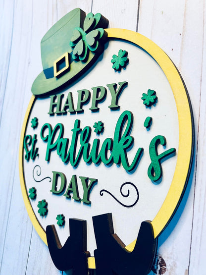 Happy St. Patrick's Day Sign Kit - Ready to Paint