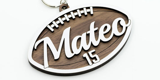Etiquetas personalizadas para bolsas de fútbol: dos capas