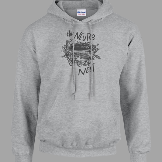 Sudadera con capucha unisex vintage Neuro Nest