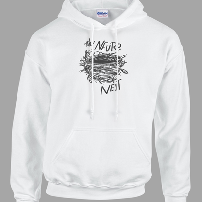 Sudadera con capucha unisex vintage Neuro Nest