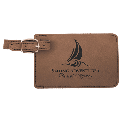 Personalized Leatherette Luggage Tag