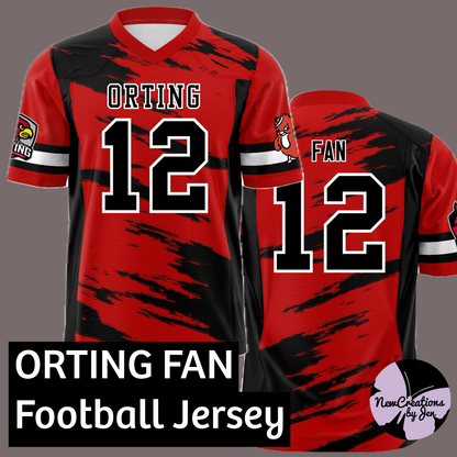 ORTING FAN Football Jersey Kids and Adult sizing