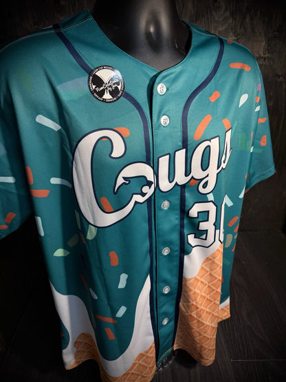 Cascade Christian 2026 Co-Ed Softball Jersey (Name & Number included)