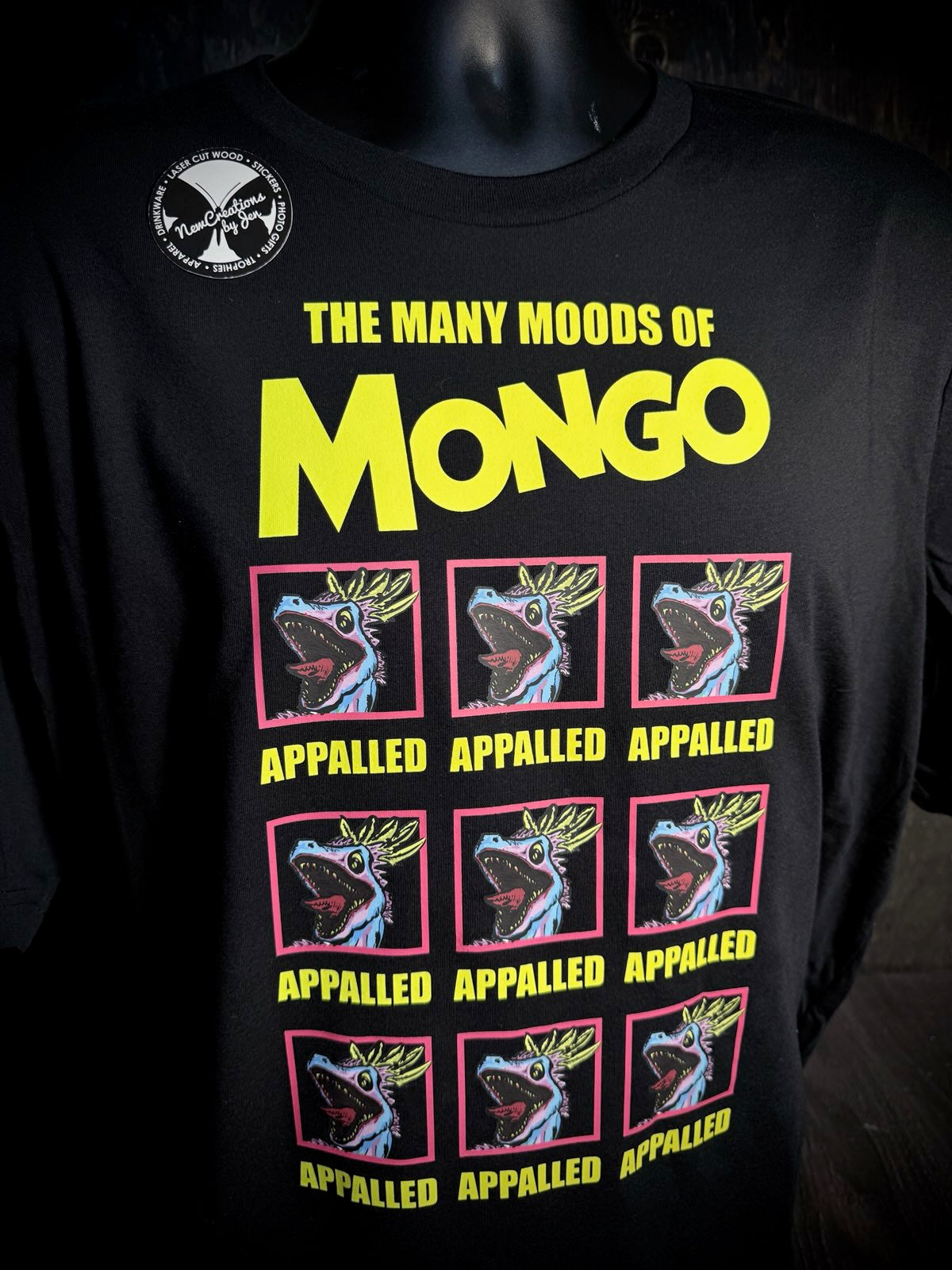 The Many Moods of Mongo Premium Bella + Canvas T-Shirt