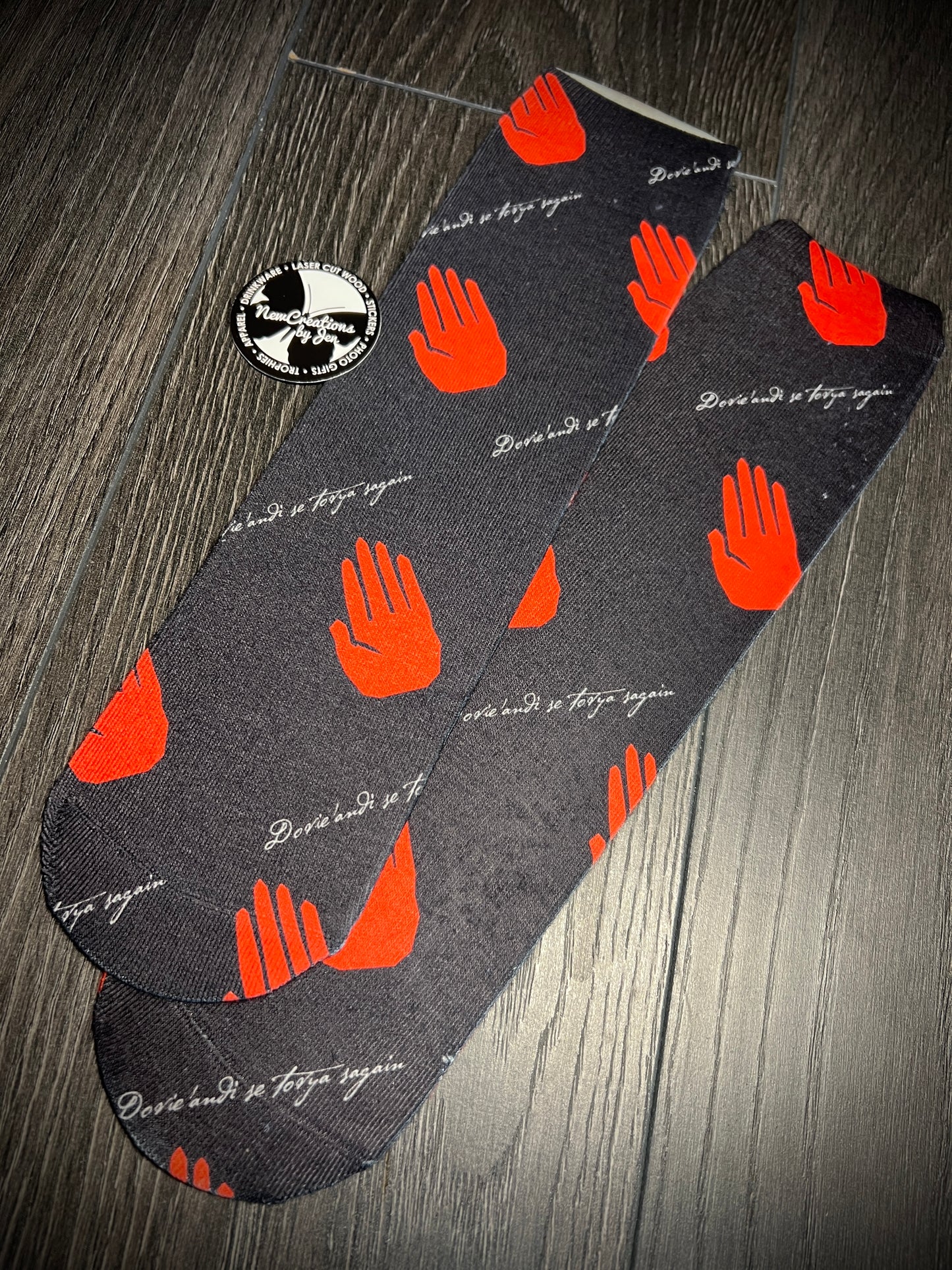 Calcetines con ruedas de WWN (inspirados en La rueda del tiempo)