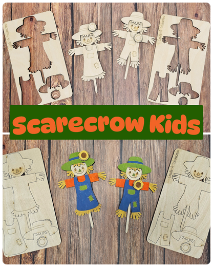 Espantapájaros Kids Pop-Out - Kit para pintar para niños