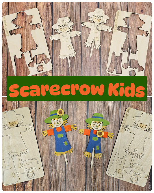 Espantapájaros Kids Pop-Out - Kit para pintar para niños