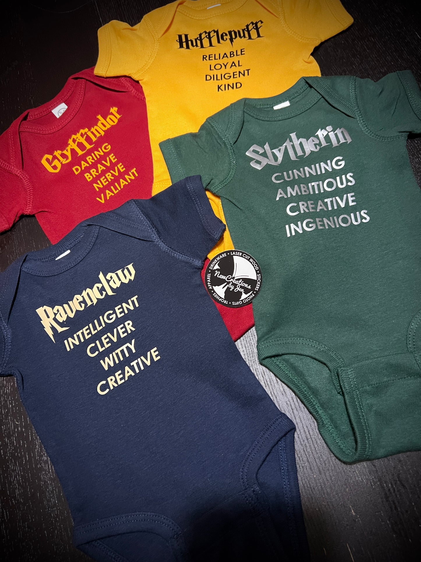 Harry Potter Inspired Sorting Set  - House Names & Attributes