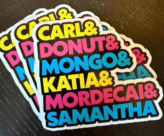 PRINCESS POSSE! Dungeon Crawler Carl Retro Neon Fandom Vinyl Decal