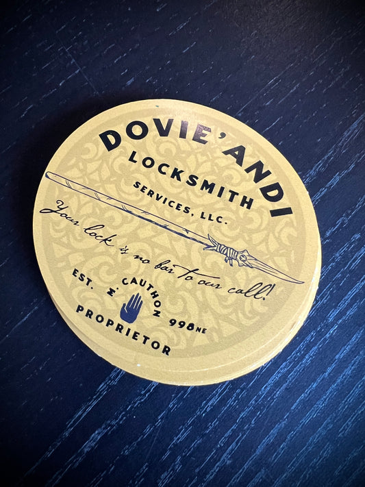 Servicios de cerrajería Dovie' Andi LLC - Pegatina de la serie de souvenirs de Randland