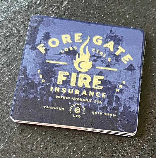 Foregate Fire Insurance - Randland Souvenir Series Sticker (from show)