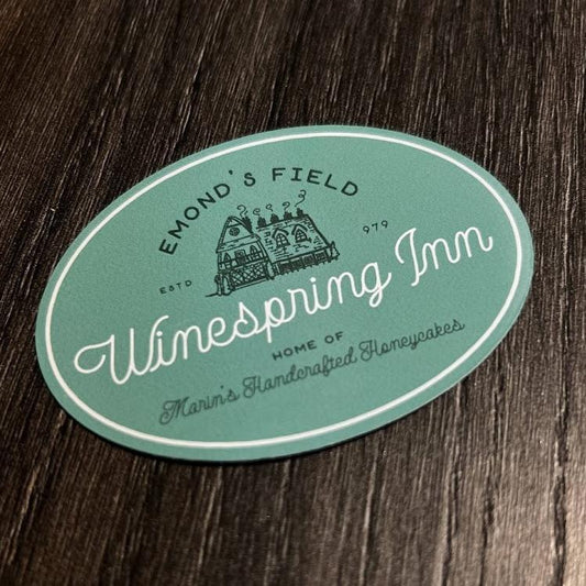Winespring Inn - Serie de recuerdos de Randland Pegatina