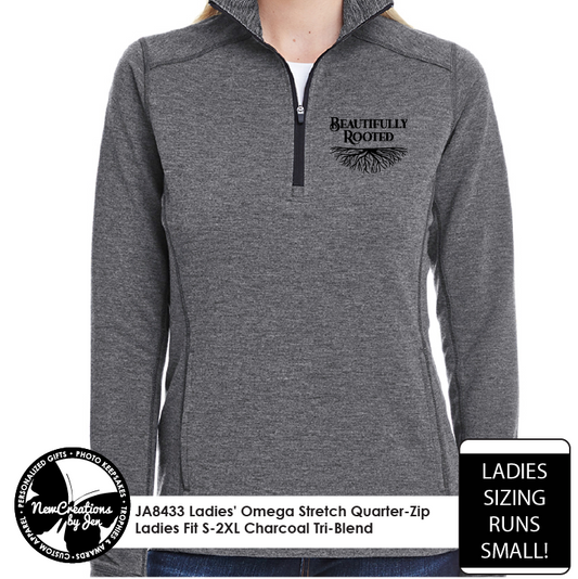 Beautifully Rooted Ladies' Omega Stretch Quarter-Zip