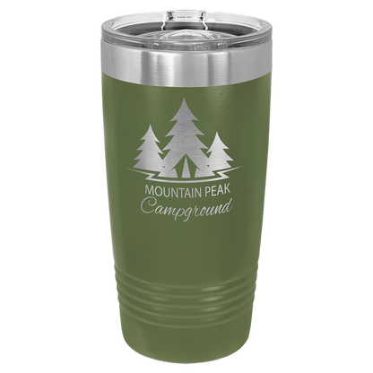 Personalized Polar Camel 20 oz Ringneck Tumbler – Custom Engraved Stainless Steel (18 Colors)