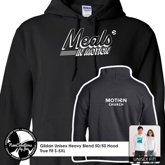 Meals in Motion Hooded Sweatshirt G185