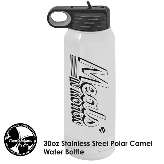 Meals in Motion Stainless Steel Water Bottle