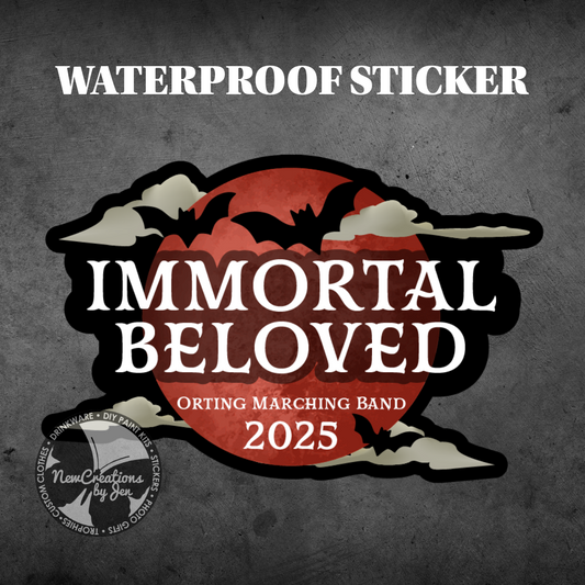 OPABC Marching Band Waterproof Sticker