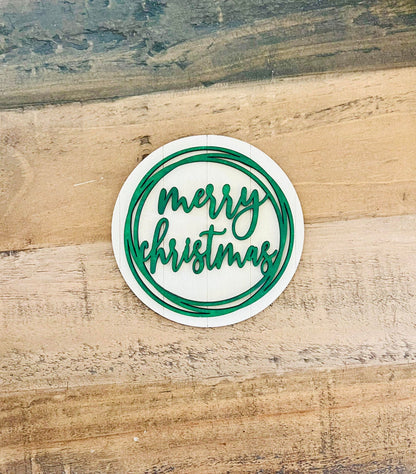 Round Shiplap Sign with Stand