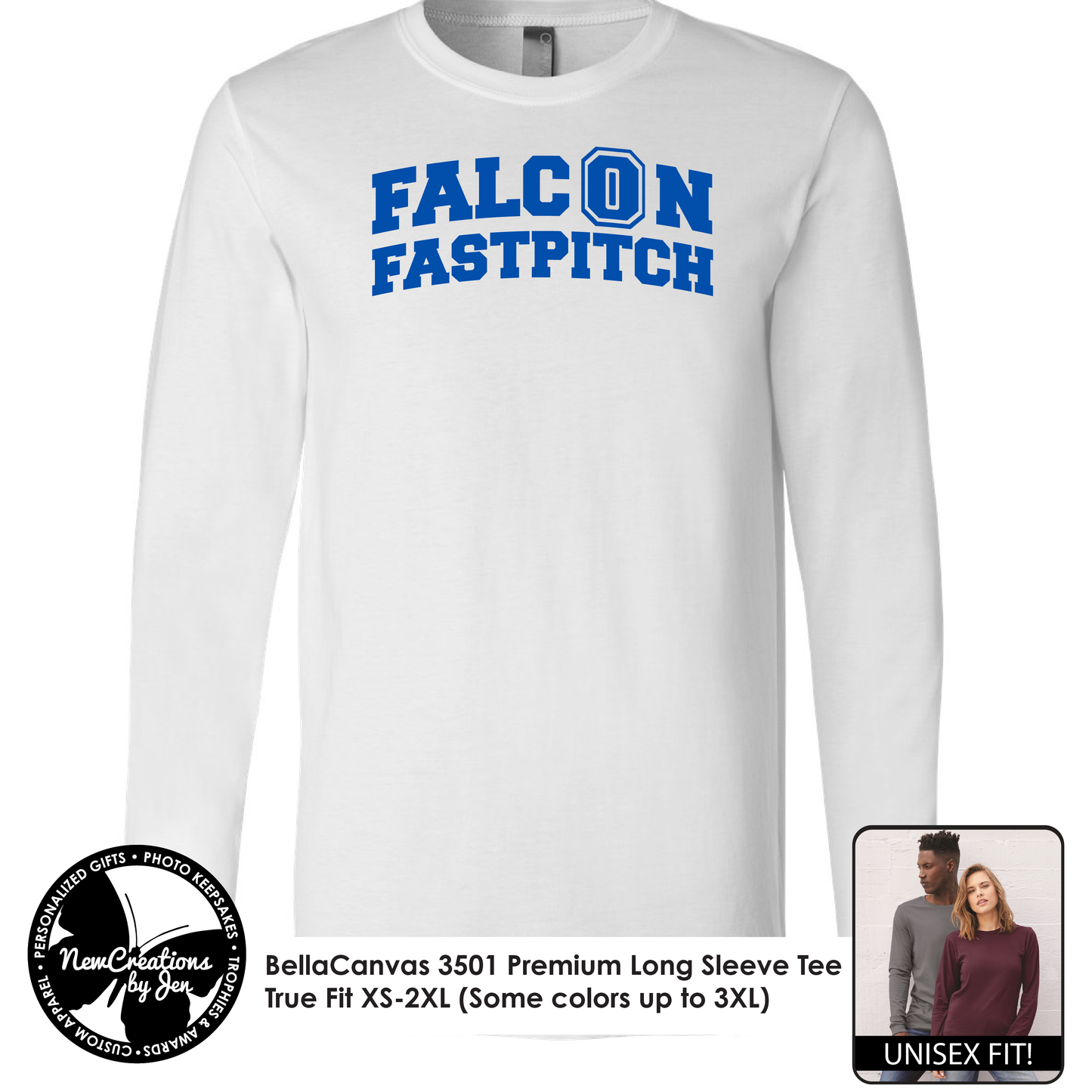 OMS Fastpitch - Unisex Premium Long Sleeve T-Shirt 3501