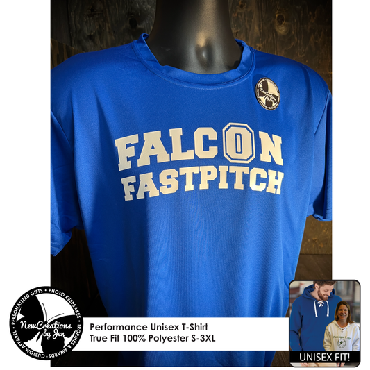Camiseta unisex de alto rendimiento OMS Fastpitch 