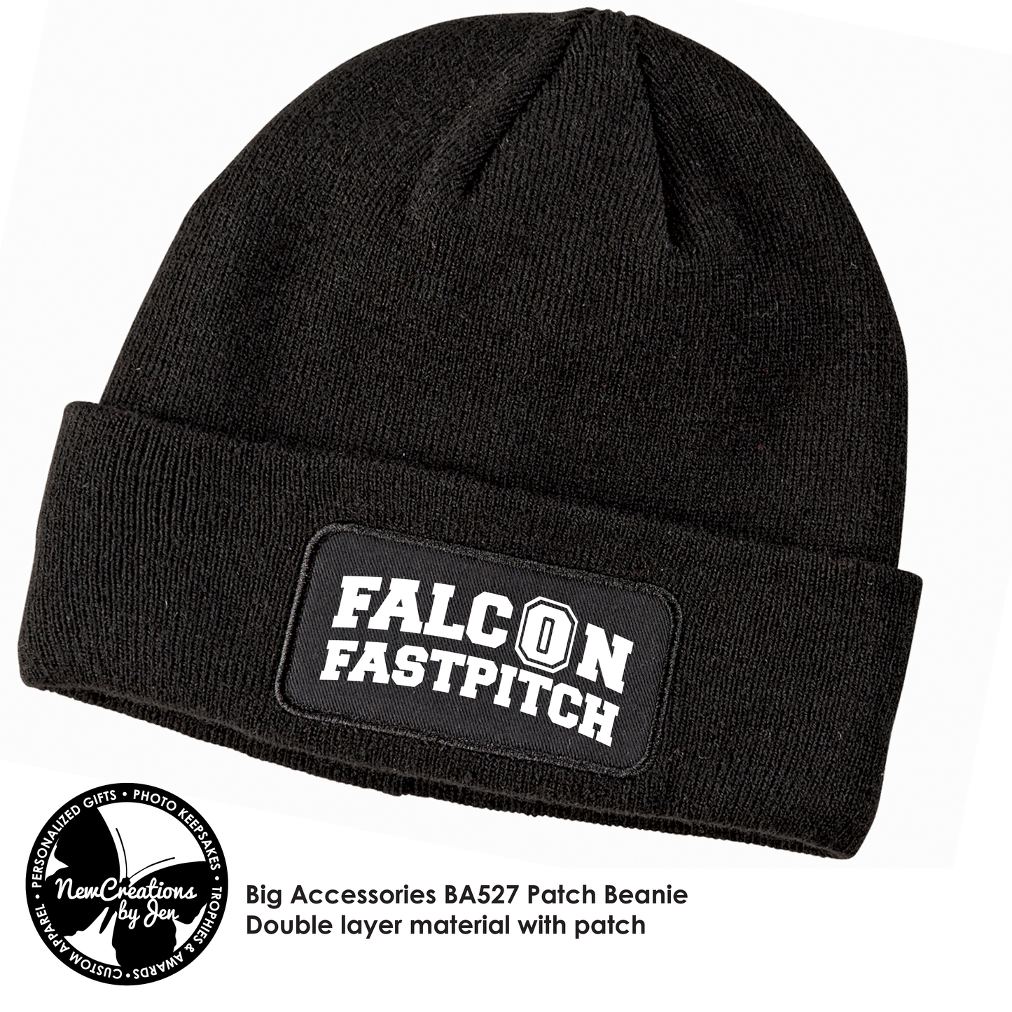 Gorra de béisbol OMS Fastpitch con parche artístico BA527