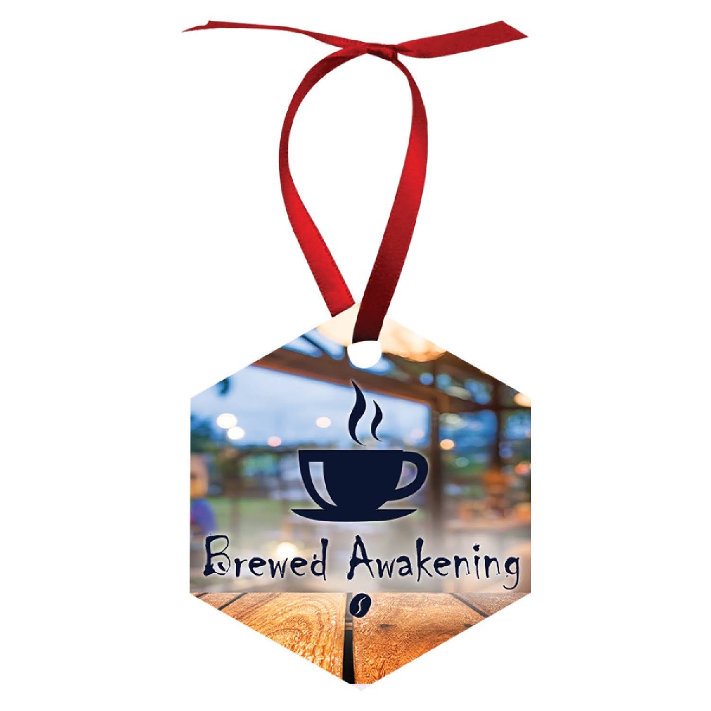 Custom Double-Sided Aluminum Photo Ornaments – Full-Color, Gloss Finish