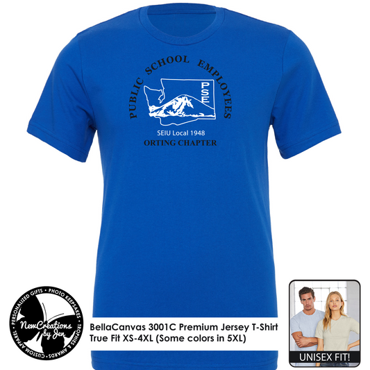 Camiseta unisex premium PSE-Orting 3001