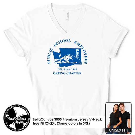 PSE-Orting Unisex Premium V-Neck T-Shirt 3005