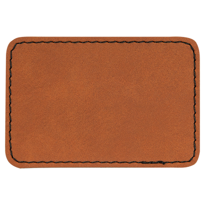 Iron-On Leatherette Patches - Rectangle-ish