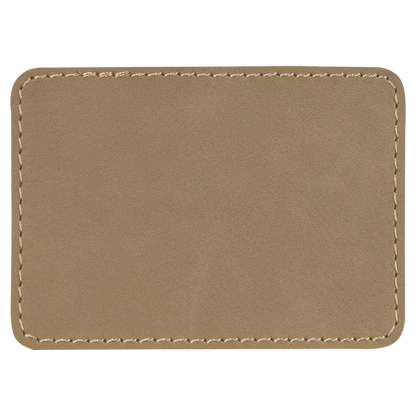 Iron-On Leatherette Patches - Rectangle-ish