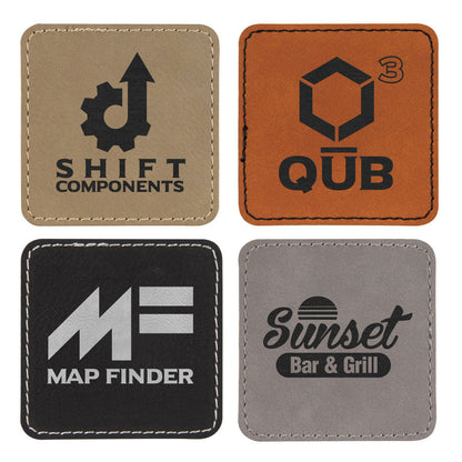 Iron-On Leatherette Patches - Rectangle-ish