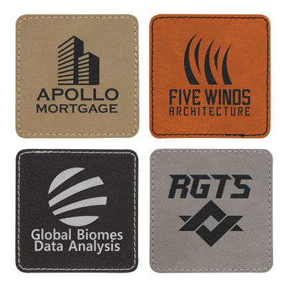 Iron-On Leatherette Patches - Rectangle-ish