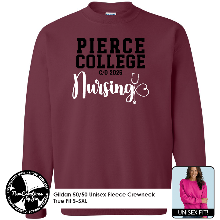 Pierce College Nursing Crewneck Sweatshirt