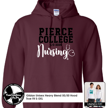 Pierce College Nursing Hooded Sweatshirt