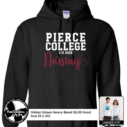 Pierce College Nursing Hooded Sweatshirt