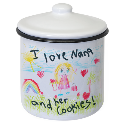 Personalized Canister with Lid