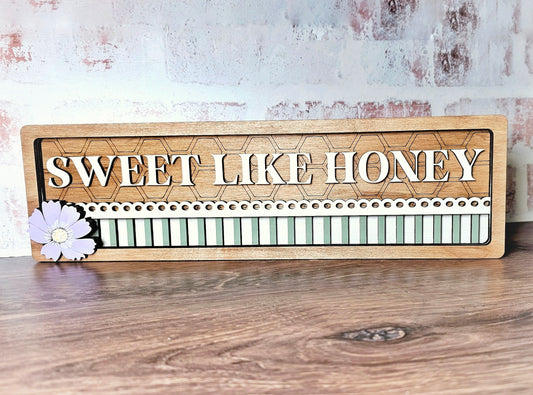 Sweet Like Honey Chunky Layered Shelf Sitter Sign Kit