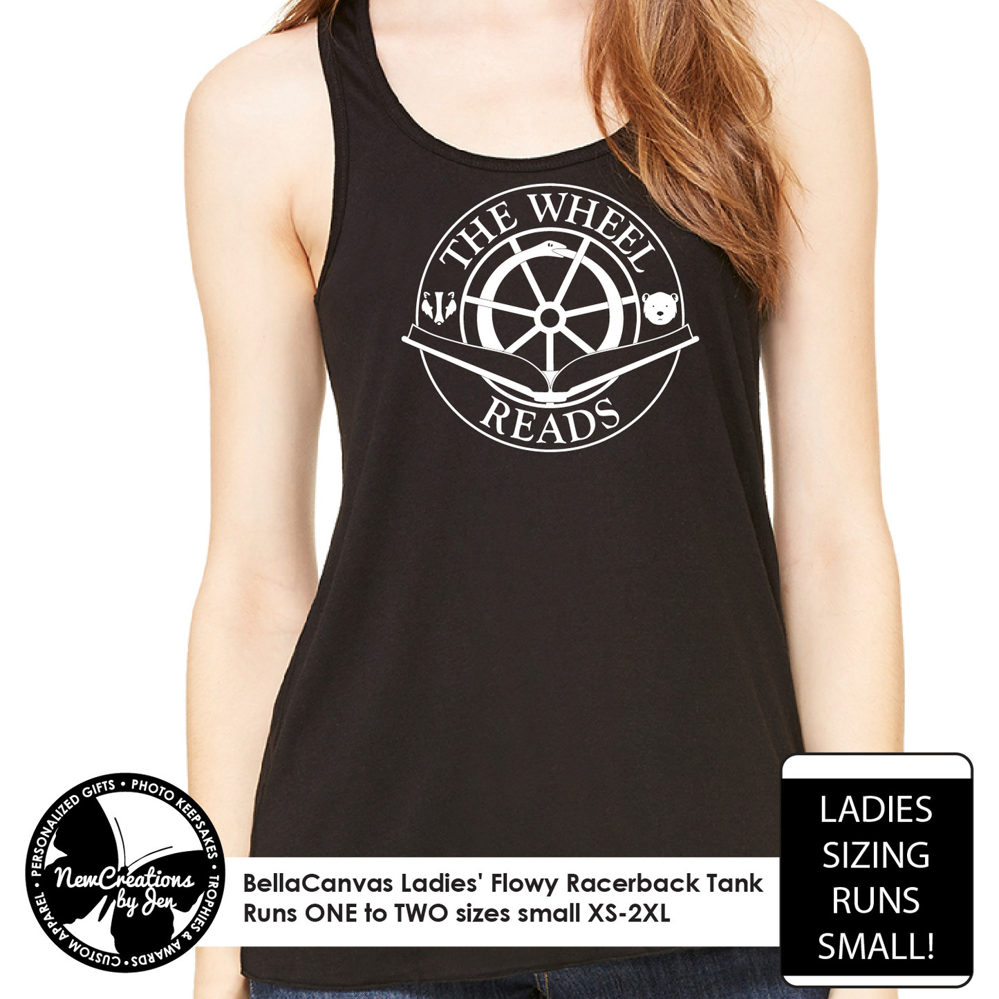 TWR - Camiseta de tirantes holgada con espalda nadadora para mujer