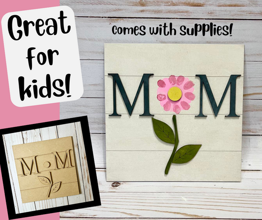 Mom Thumbprints New Creations By Kid's Ready to Paint Kit