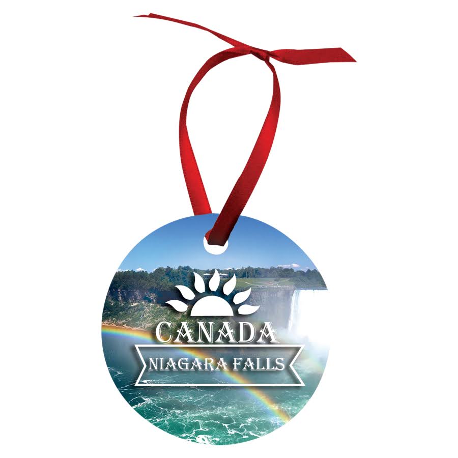 Custom Double-Sided Aluminum Photo Ornaments – Full-Color, Gloss Finish