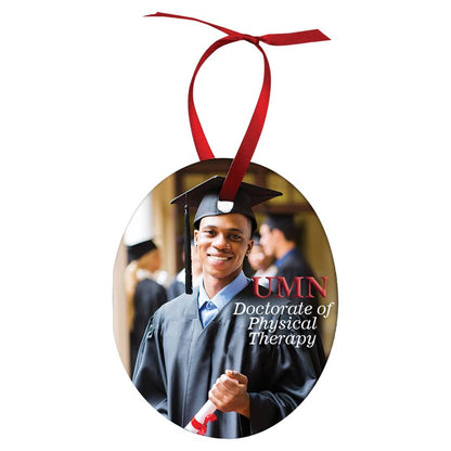 Custom Double-Sided Aluminum Photo Ornaments – Full-Color, Gloss Finish