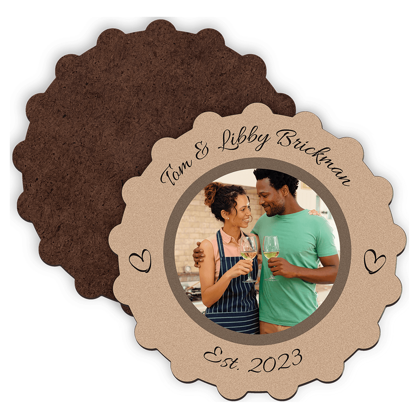 Posavasos con forma de tapa de botella: ¡ideal para aniversarios, despedidas y bodas!