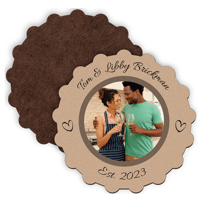 Posavasos con forma de tapa de botella: ¡ideal para aniversarios, despedidas y bodas!